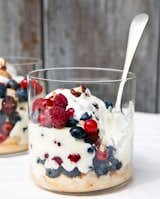 Creamy custard, dry sherry and a potpourri of fruit flavor this eye-catching trifle. Photo by Nicole Franzen.