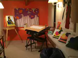 Loft Art work area 