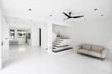 Many walls were removed to create this open space.