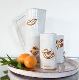 Beverage Serving Set

$600.00
Got guests? Show them some love with an iced cold beverage served up with a golden kiss! The LUX / EROS Golden Kiss beverage 4 piece set comes with:

10" tall Carafe
2 -  5" tall Tumblers
12" di Hand painted Serving Platter
 All LUX / EROS products are handmade, hand carved and hand glazed to order... so every piece is unique! Because of the handmade nature of golden goodies please allow 4-6 for delivery as well as for variances in size and quality. 

MADE WITH LOVE, Desanka of LUX / EROS

- Made to order with a 4-6 week delivery.

- Hand rinse only. 

