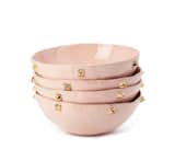Blush & Gold Pyramid Bowl

$95.00
Handmade stoneware pyramid stud bowl - All bowls are handmade, hand carved and hand glazed to order... so every piece is unique! Because of the handmade nature of golden goodies please allow 4-6 for delivery as well as for variances in size and quality. 

MADE WITH LOVE, Desanka of LUX / EROS

- Approximate dimensions: 7" di. x 3" h

- Made to order with a 4-6 week delivery.

- Hand rinse only. 