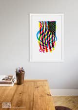 Color Wave. Designed by Jody Williams. Printed on Smart White from French Paper Company. Purchase this poster on: mmmgoodart.com for $75.00