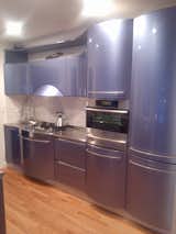 NEW SNAIDERO KITCHEN ,  ( ORIGINALLY
 L SHAPED BUT MODIFIED TO A GALLEY SET UP.