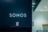 Sonos office wall done in chalk typography.