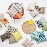 So many fabrics and pillows at Skinny laMinx!

Find them at 
https://skinnylaminx.com/product-category/decor-pillows/pillows/  Photo 10 of 14 in Skinny laMinx pillows by Skinny laMinx