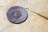 Custom coasters from Ashland Leather were cut and dyed with from scrap, reinforcing the restaurant's sustainability efforts around every corner.