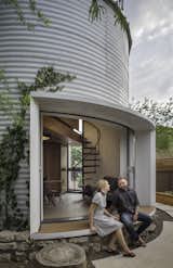 Tucked into the urban grid, a 340-square-foot grain silo becomes an unexpected desert oasis that overcomes several design challenges.