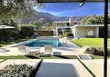 The vantage point of the famed "poolside gossip" photo that made Richard Neutra's Kaufmann House so well-known. 