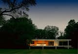 Private events take place on the lawn of the Farnsworth House to help raise funds for flood mitigation efforts. Public tours include late-night outings, Tai Chi, and other creative programs to fund the restoration.