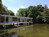 In 2018, yet another severe flood threatened the Farnsworth House. In 1996, windows broke, and art was swept down the river during a tragic flood.