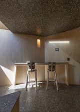 Rojkind Arquitectos and TUUX custom designed and fabricated all of the furniture and built-ins to complement the hexagonal architecture.  Photo 5 of 6 in In Mexico, This Growing Network of Prefab A-Frames Offers an Escape Off the Beaten Path