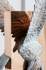 “Boolean” And (eagle2), 2017 
Nucleo_Piergiorgio Robino+Edoardo U. Trave
welded, polished, bronze plates on vintage sculpture
81 x 85 x 192,7h cm 
Unique piece