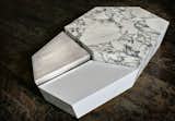Threesome Coffee Table 

Marble, Lacquered, Brushed Stainless Steel

Limited edition of 30 pieces + 2 A.P.