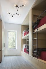 Bedroom, Pendant Lighting, Ceiling Lighting, and Bunks  Photo 13 of 16 in The Lookout by rowland + broughton