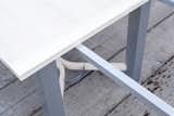 The aluminum slides that support the 2 ash leaves.