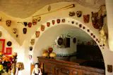The bar near the pool the entire home is open to the outdoors. The home has window openings although there is no glass.