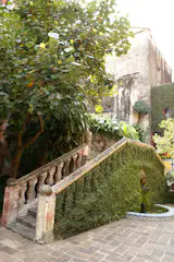 Here is the courtyard grand stairway.