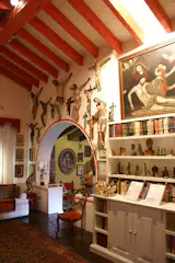 Brady was a collector of the crucifix of Christ. He found these throughout his travels in Mexico and South America.