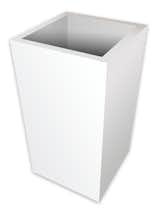 Cortek Modern Planter 83-79 Glossy White in GFC (Glass Fiber Reinforced Concrete). Retails for $299. Industry pros get an instant 15% discount. L 16.5" x W 16.5" x H 31.1" Also available in Matte Grey ($169), Matte Black ($169) and in smaller sizes. Exclusively at Modern-Touch Design in Los Angeles. 1525 S. La Cienega Blvd. 90035 www.ModernTouchDesign.com