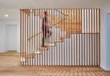 Staircase, Wood Tread, and Wood Railing  Photo 7 of 8 in Mid Century Redux by Teass \ Warren Architects