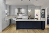 Kitchen, Pendant Lighting, and Drop In Sink  Photo 5 of 6 in North Chevy Chase Residence by Teass \ Warren Architects