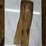 Coffee Table no. 3 - Bird's eye view with sycamore wood obstructing some surface area.