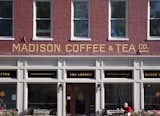 The Madison Coffee & Tea Co. building signage.