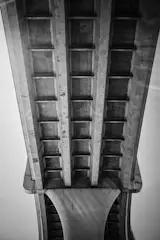 Under the I-405 freeway bridge in Portland's Pearl district.