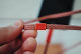 I love the detailing and subtle branding hit halfway down the length of this nicely braided cable.