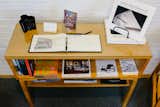 A table honoring Aalto's work greets library visitors toward the entrance.