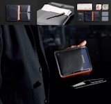 BELLROY / APEX PASSPORT COVER
The Apex Passport Cover is similar to the wallet in its elegance and design. The magnet closures make it feel like something from the future, while the rich leather and fabric tones evoke a simple sophistication.
https://bellroy.com/products/apex-passport-cover/leather_rfid/onyx#slide-0