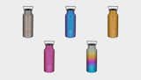 The Titanium Aurora Bottle from Snow Peak is a premium, single-wall bottle made of lightweight, strong metal. The beautiful color options and rugged build ensure this bottle will last you for many years of use and abuse. It also fits in most car water bottle holders, which is something many premium bottles can't claim. https://www.snowpeak.com/products/ti-aurora-bottle