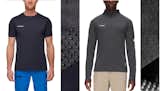 Mammut makes incredible clothing and gear for technical performance. Premium fabric, tailored lines, and muted colors make these items a win for almost any activity. The Moench light t-shirt holds it shape perfectly and doesn't pill. The Aegility half zip is the perfect layering piece for hiking, camping, or climbing.

https://www.mammut.com/us/en/products/1017-02960-5924/moench-light-t-shirt-men
https://www.mammut.com/us/en/products/1016-00730-00593/aegility-half-zip-longsleeve-men