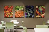 Scrumptious food imagery for the employee cafeteria