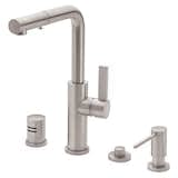 Corsano Pull-Out Kitchen Faucet in Satin Nickel finish