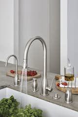 Rosolina Pull-Down Kitchen Faucet Ensemble in Spray Mode