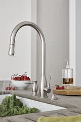 Rosolina Pull-Down Kitchen Faucet
in Satin Nickel in Spray Mode
