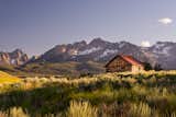 Evening light in the Sawtooth mountains of Idaho. Who wouldn't want to have a cabin here?