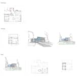 Collection of sketches for a split-level mid-century modern update in the Lynwood neighborhood, Denver, CO