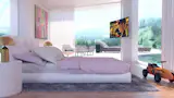 MIAMI .......Masterbedroom ...with art of Poesie Cunningham 