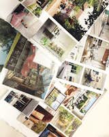 Good 'ol fashioned mood boarding using some of my Dwell Magazines for inspiration