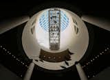 The Lobby of SFMoMa - looking straight up to the atrium, people in motion above and the hanging art of Alexander Calder #lobbylicious #lobbyzen