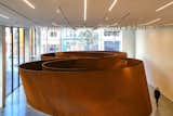 The new lobby extends to provide a new entrance on Howard Street, San Francisco, and showcasing the beautiful interactive art of Richard Serra.
