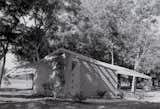 Exterior of one of Lake Jackson, Texas  U.S. Defense Houses designed by Alden B. Dow.