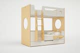Marino Bunk Bed with Ladder in Natural and White.