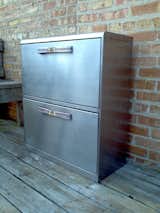 Retro File cabinet Stainless Steel