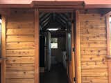 The entrance of the tiny home, welcoming to many.