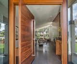 This is our Flat pivot door with square handle bar. All of our standard door models come with 10 options for customization and instant pricing! Check them out at http://www.pivotdoorcompany.com/Exterior-Doors/.