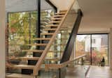 wood stairs overlooking the #courtyard