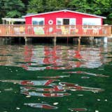 Stilt houses are a common site on Puget Sound and offer families a nearby escape from urban centers such as Seattle and Tacoma.  The architectural focus is often on outdoor living with large decks and windows.
